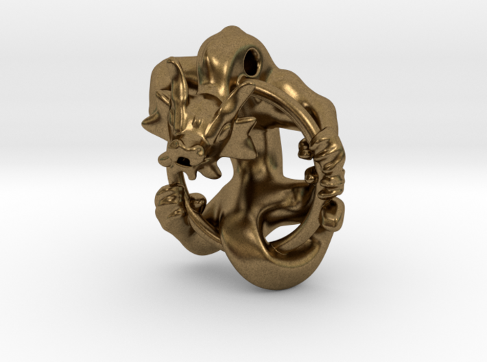 Dragon Pendant 3d printed
