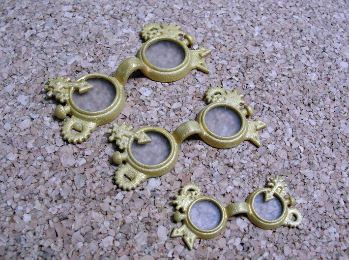 Steam punk Goggles:  SD 1/3 doll size 3d printed 
