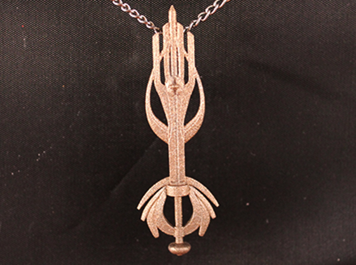 Key Sword Necklace Pendant 3d printed