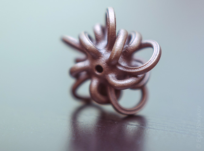 Sohydra 3d printed Sohydra in Antique Bronze Glossy