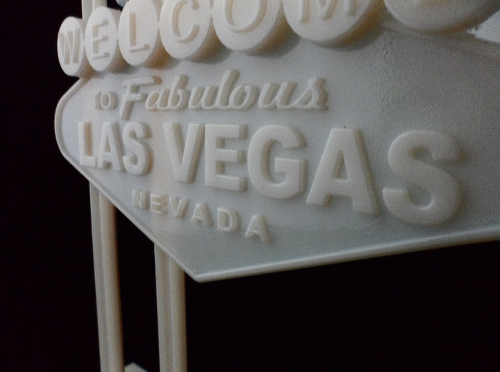 Las Vegas Sign 3d printed 