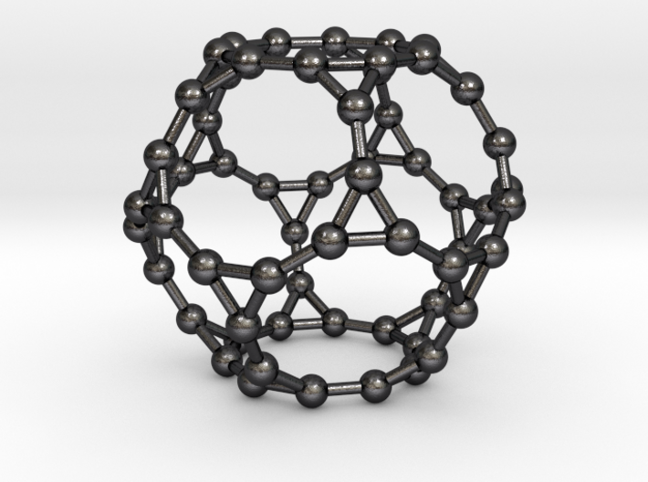 0384 Truncated Dodecahedron V&amp;E (a=1сm) #003 3d printed
