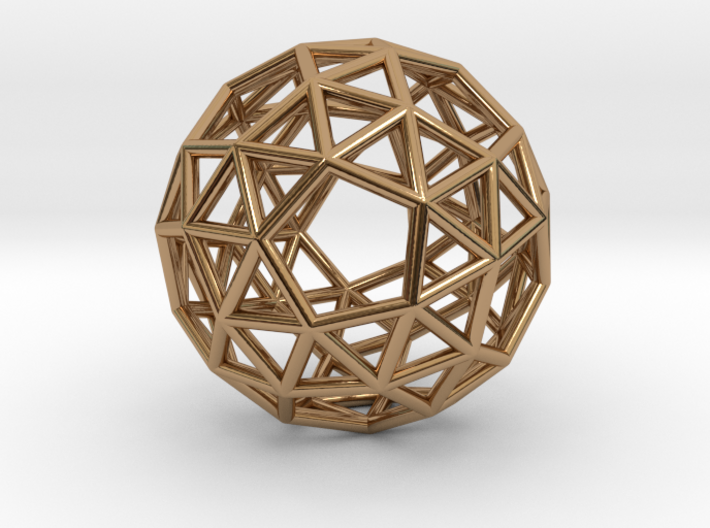 0272 Snub Dodecahedron E (a=1cm) #001 3d printed