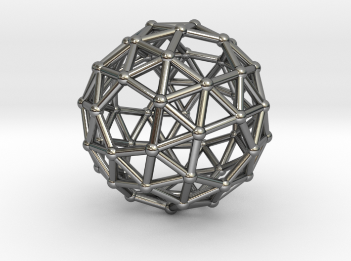 0385 Snub Dodecahedron V&amp;E (a=1cm) #002 3d printed