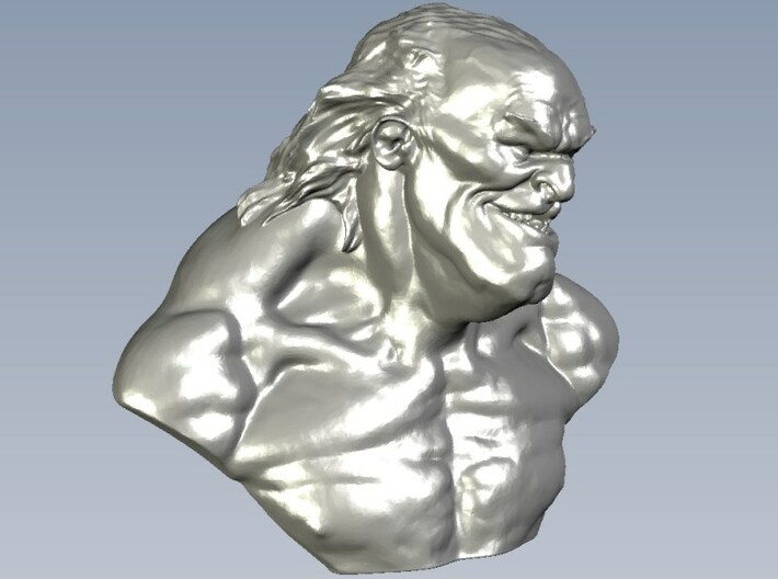 1/9 scale nasty & cunning old man bust 3d printed 