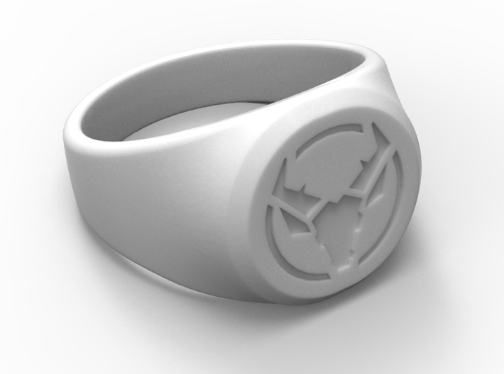 Signet Ring Deer Logo 19mm men 3d printed