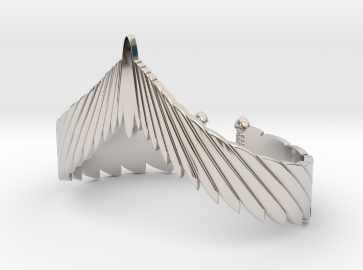 Falcon Wing Bracelet 3d printed