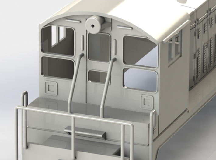 EMD SW7 Locomotive  H0 High Detailed 3d printed 