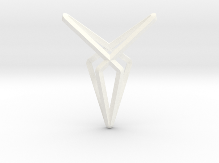 YOUNIVERSAL X, Pendant. Sharp Elegance 3d printed