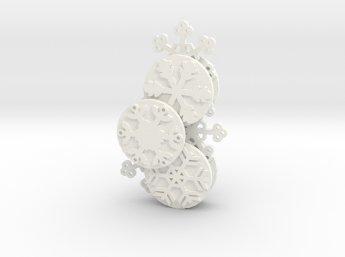 Gears of Winter Ornament 3d printed