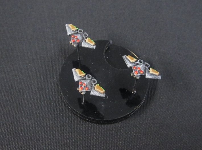 6 Arachnid Bombers 3d printed painted and based