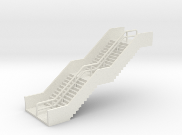 N Scale Station Stairs H30mm 3d printed