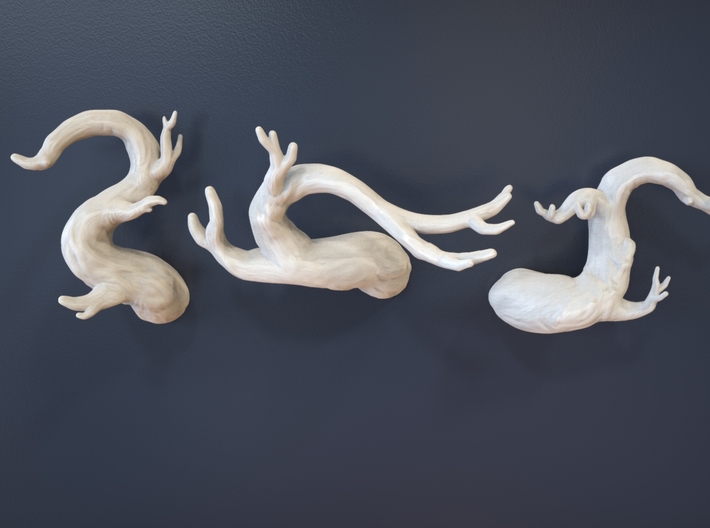 Tree Branch Wall Art - 02 3d printed Collect all three!