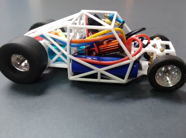 MagDragster Prototype 3d printed 