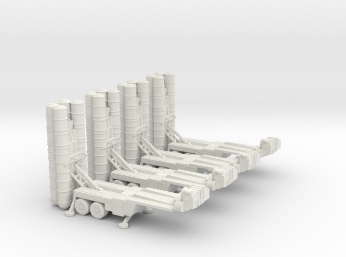 S-400 Missile Section 6mm Low Res 3d printed