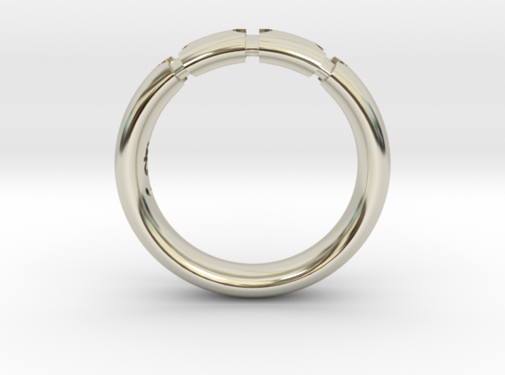 Enigmatic ring_Size 6 3d printed