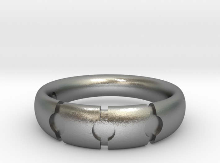 Enigmatic ring_Size 8 3d printed