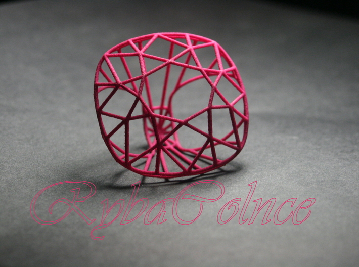  Ring The Diamond / size 6 1/2 US  (17mm) 3d printed 