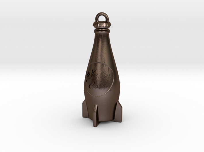 Nuka Cola Bottle Keychain 3d printed 