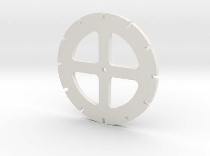 3 Inch disc template 3d printed