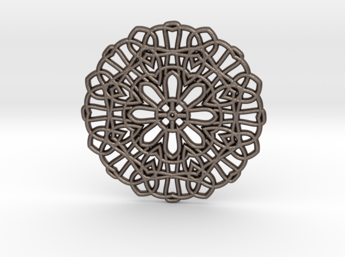 Lace Coaster 3d printed