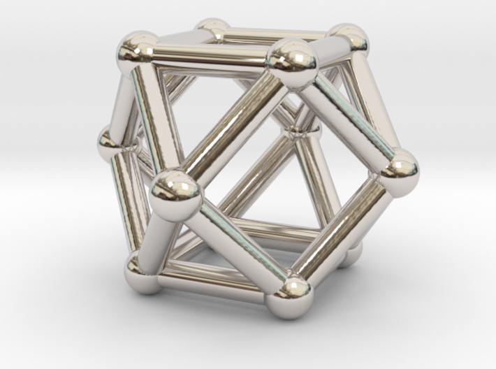 0281 Cuboctahedron V&amp;E (a=1cm) #002 3d printed