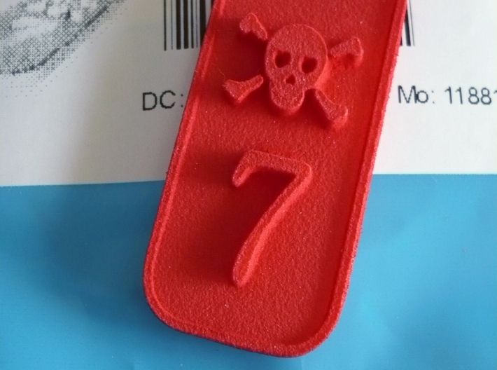 CISKY keychain 4cm lenght 3d printed