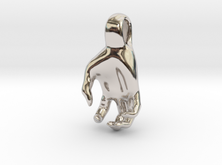 Luke's Hand (pendant) 3d printed