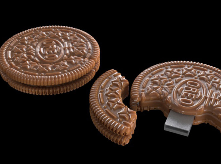 Flash Memory Stick Oreo Cookie Case 3d printed 