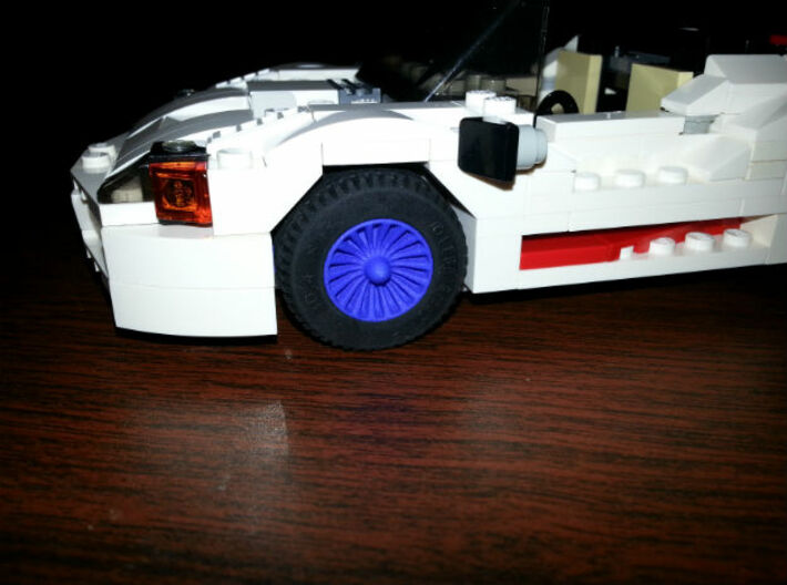 LEGO-compatible Custom Rims for Technic Axle 3d printed