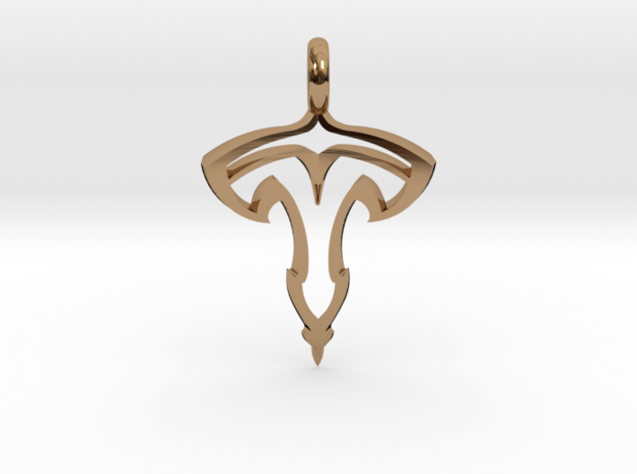 TESLA pendant 3d printed