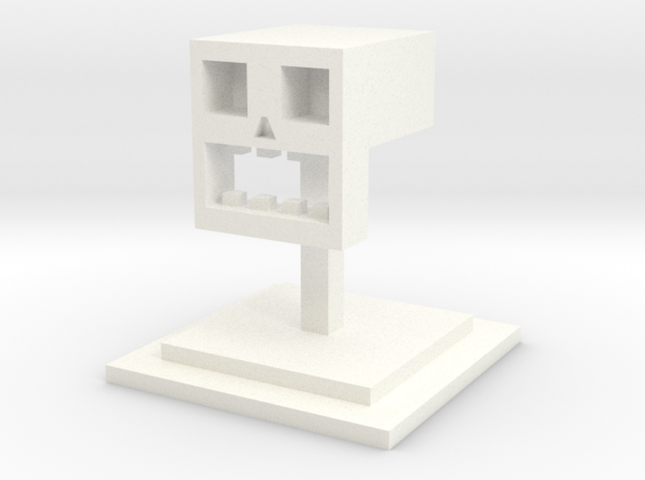 The Cubist Skull 3d printed