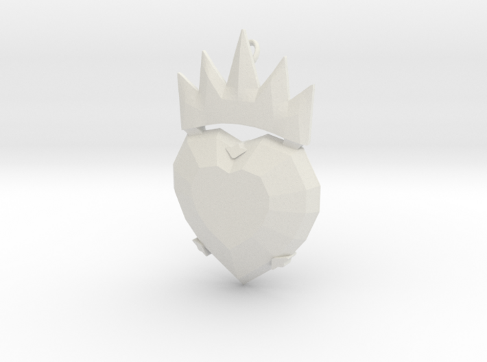 Disney Descendants Evie heart shaped pendant 3d printed