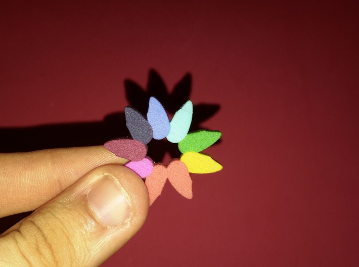 Happy and colourful flower/ Flor alegre y colorida 3d printed 