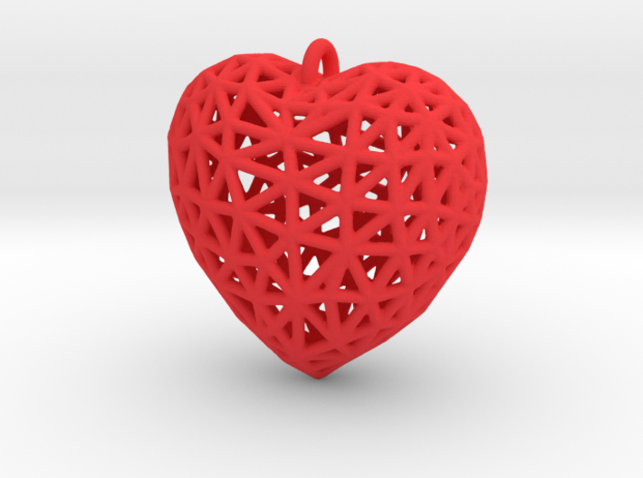 Heart Pendant #2 3d printed