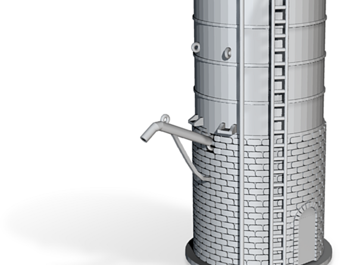 Water Tower 4 Z Scale 3d printed Water Tower 4 Z scale