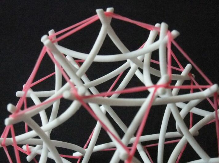 Tensegrity Icosidodecahedron 2 3d printed 