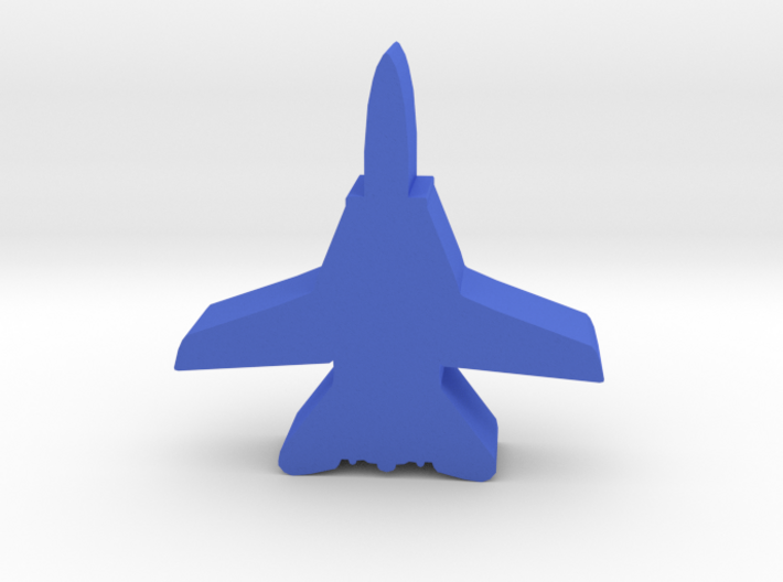 Game Piece, Blue Force Tomcat Fighter 3d printed