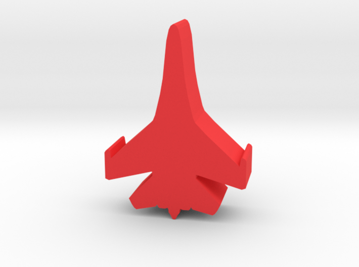 Game Piece, Red Force, Flanker Fighter 3d printed