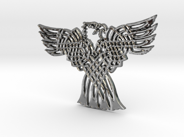 Eagle Pendant 3d printed
