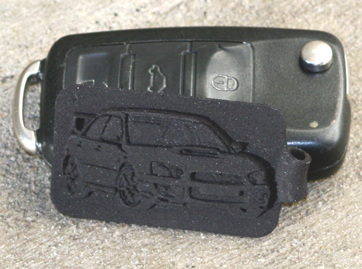 Subaru STI Key Fob 3d printed 