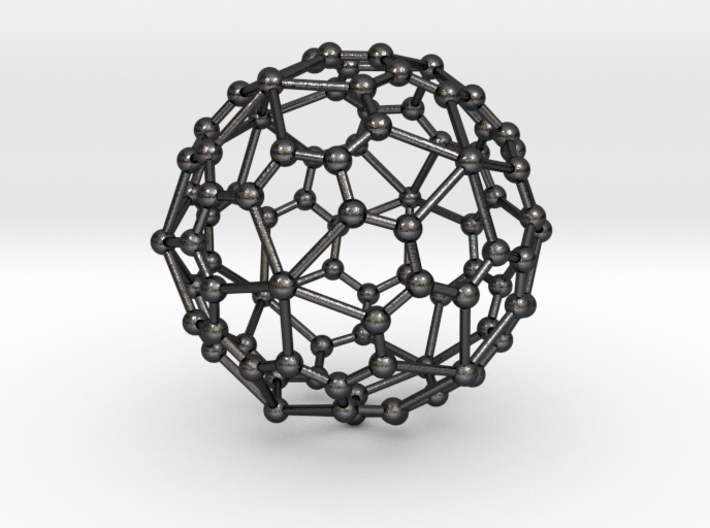 0321 Pentagonal Hexecontahedron V&amp;E (a=1cm) #003 3d printed