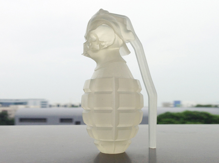 Vader Grenade in Frost Ultra 3d printed