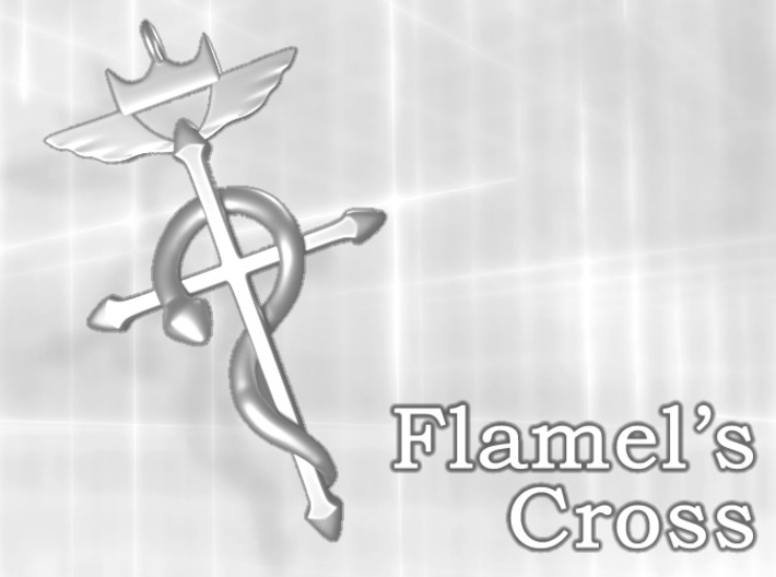 Flamel's Cross 3d printed