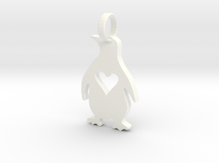 Penguin Love 3d printed