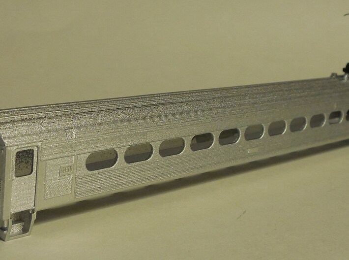 N Scale Budd Silverliner PRR Body Shell 3d printed 