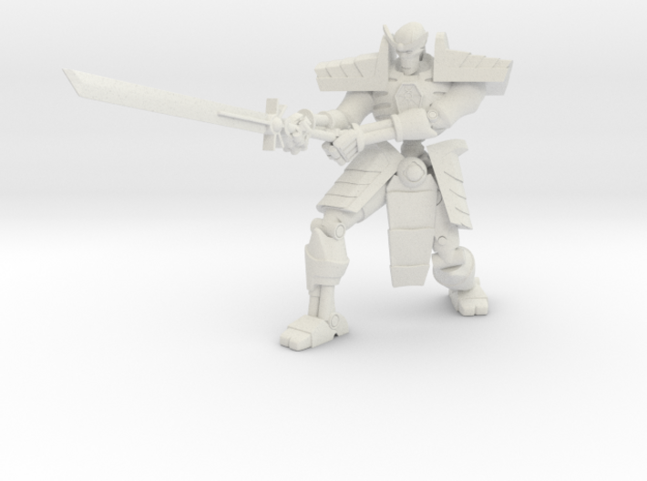 Robot Skeleton Samurai 05 3d printed