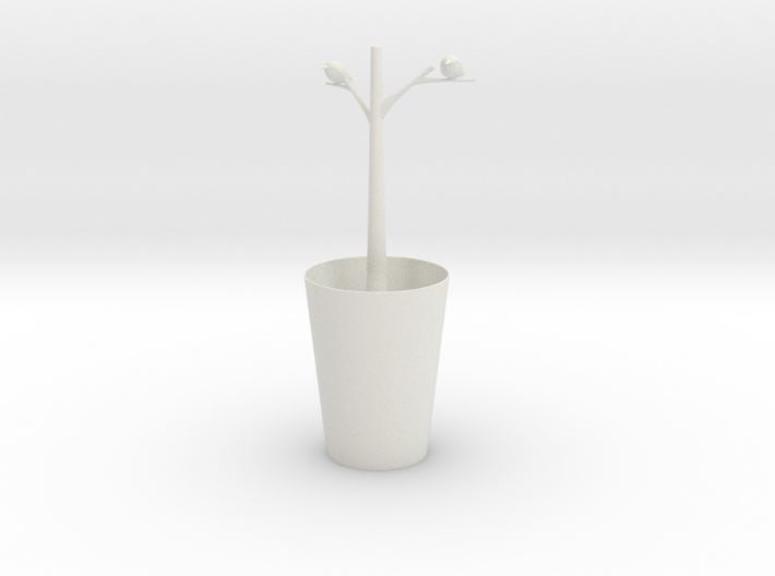 Vase for water plant_Kingfisher 3d printed 