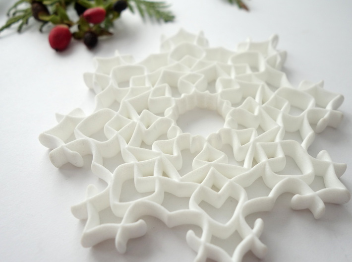 Fancy Snowflake 3d printed