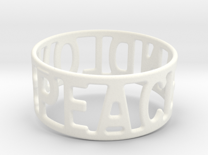 Peaceandlove 65 Bracelet 3d printed